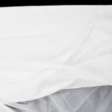 White Sheer Mesh Fabric - 52" x 96"