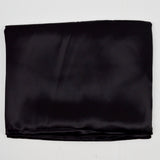 Black Satiny Woven Fabric - 56" x 74"
