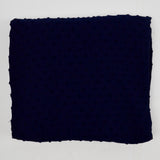 Navy Blue Swiss Dot Chiffon Woven Fabric - 60" x 120"