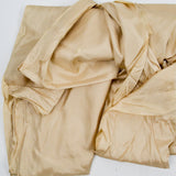 Beige Synthetic Satiny Woven Fabric - 44" x 172"