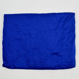 Royal Blue Slub Knit Fabric - 76" x 90"