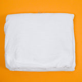 White Lightweight Burnout Knit Fabric - 68" x 120"