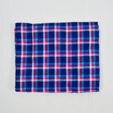 Red, White + Blue Plaid Woven Soft Shirting Fabric - 45" x 124"