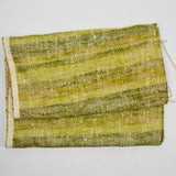 Green Handwoven Fabric Runner - 15" x 124"