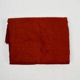 Rust Brown Soft Twill Woven Fabric - 46" x 86"