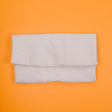 Brown + White Grid Print Lightweight Woven Shirting Fabric - 46" x 86"