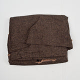 Brown Linen Blend Woven Fabric - 44" x 98"