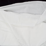 White Microfiber Woven Flat Sheet - 100" x 100"