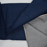 Dark Wash Denim Twill Woven Fabric - 68" x 196"
