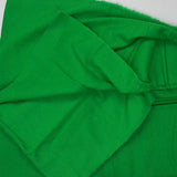 Bright Green Brushed Surface Flannel Woven Fabric - 42" x 152"