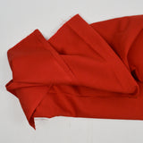 Burnt Orange Twill Woven Fabric - 62" x 96"
