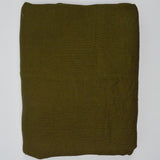 Olive Green Loose Woven Fabric - 60" x 108"