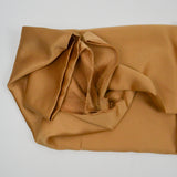 Gold Metallic Satiny Textured Woven Fabric - 60" x 90"