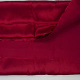 Dark Red Satiny Woven Fabric - 44" x 192"