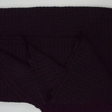 Black Diamond Textured Knit Fabric - 60" x 124"