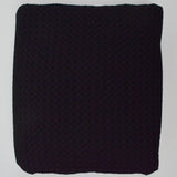 Black Diamond Textured Knit Fabric - 60" x 124"