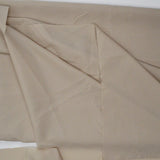 Beige Flowy Polyester Woven Fabric - 45" x 144" + Extra
