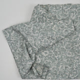 Green + White Swirl Print Woven Fabric Curtain - 13" x 138"