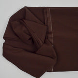 Brown Muretto Superfine Agnona Woven Suiting Fabric - 60" x 62"