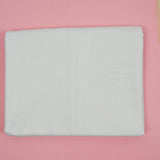 White Thick Linen-Like Woven Fabric - 54" x 92"
