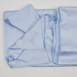 Light Blue Polyester Satin Woven Fabric - 62" x 124"
