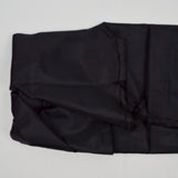 Black Satiny Woven Fabric - 62" x 88"