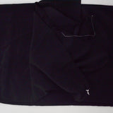 Black Silk Crepe Woven Fabric - 51" x 92"