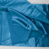 Blue Heavy Crepe Back Satin Woven Fabric - 60" x 172"