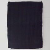 Black Textured Stripe Sueded Woven Fabric - 54" x 102"