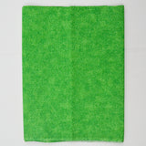 Green + White Tiny Leaf Print Quilting Weight Woven Fabric - 13" x 118"