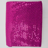 Magenta Sequin Dot Knit Fabric - 42" x 232"