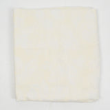 Pastel Yellow + White Sheer Leaf Pattern Fabric - 36" x 104"