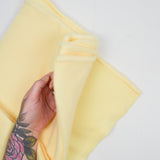 Light Yellow Soft Fleece Fabric - 41" x 70"