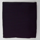 Black Textured Stripe Pleated Stretch Knit Fabric - 55" x 112"