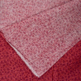 Muted Red Print Quilting Weight Woven Fabric - 44" x 132"