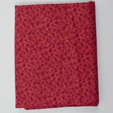 Muted Red Print Quilting Weight Woven Fabric - 44" x 132"