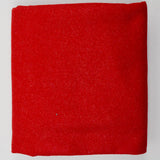 Red Glittery Felt Fabric - 36" x 58"