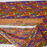 Rainbow Snake Print Quilting Weight Woven Fabric - 44" x 112"