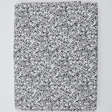 Gray + White Polka Dot Print Quilting Weight Woven Fabric - 42" x 86"