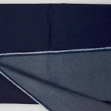 Dark Wash Stretch Crisp Woven Fabric - 50" x 74"
