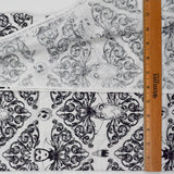 Black + White Disney Villain Print Quilting Weight Woven Fabric - 44" x 86"