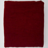 Brick Red Ribbed Chenille Woven Fabric - 44" x 70" - Some Stains