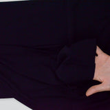 Black Lightweight Semi-Sheer Stretch Knit Fabric - 64" x 76"