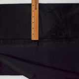 Black Abstract Damask Thick Satiny Woven Fabric - 54" x 74"