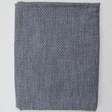 Gray + White Chambray Dots Lightweight Woven Fabric - 58" x 72"