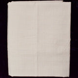 Unbleached Semi-Sheer Grid Textured Woven Fabric - 49" x 120"