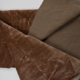 Brown Corduroy Upholstery Fabric - 54" x 72"
