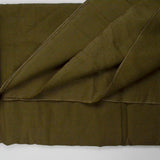 Olive Green Crisp Linen-Like Woven Fabric - 60" x 184"