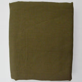 Olive Green Crisp Linen-Like Woven Fabric - 60" x 184"