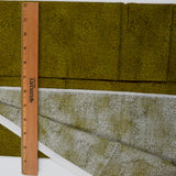 Olive Green Leaf Print Quilting Weight Woven Fabric - 42" x 72"